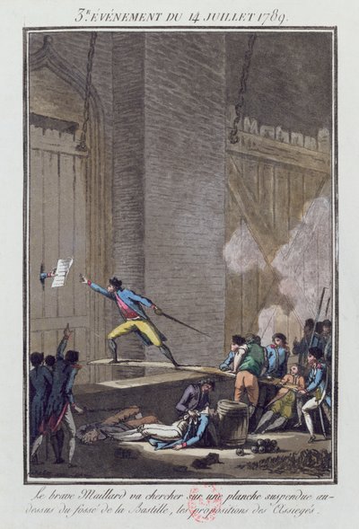 Stanislas-Marie Maillard (1763-94) à la prise de la Bastille le 14 juillet 1789 - Jean Francois Janinet